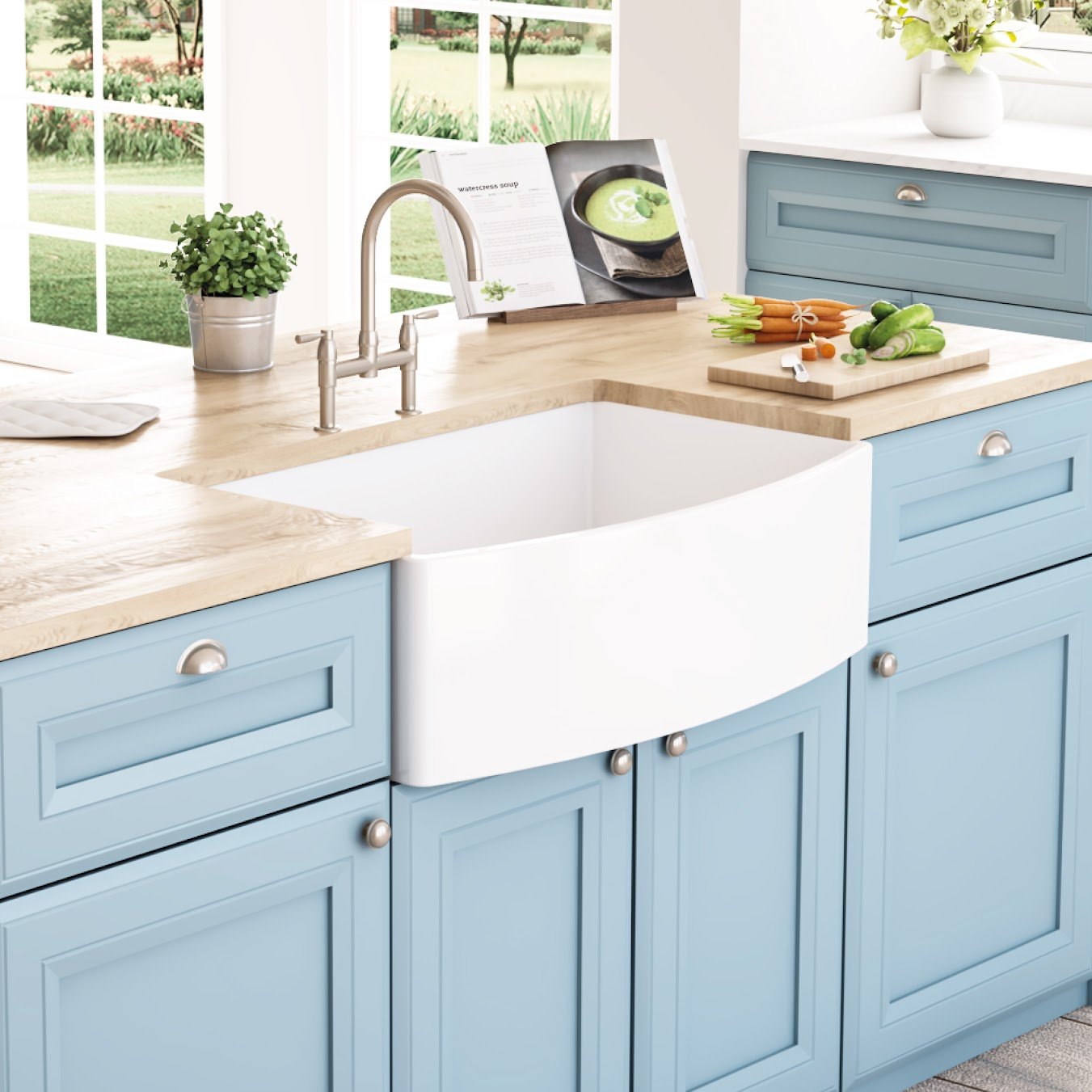 How Fireclay Farmhouse Sinks Can Elevate Any Kitchen Design